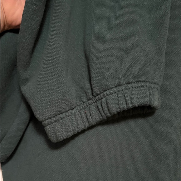 PINK vs Dark Green Collegiate sweatsuit - Picture 10 of 11